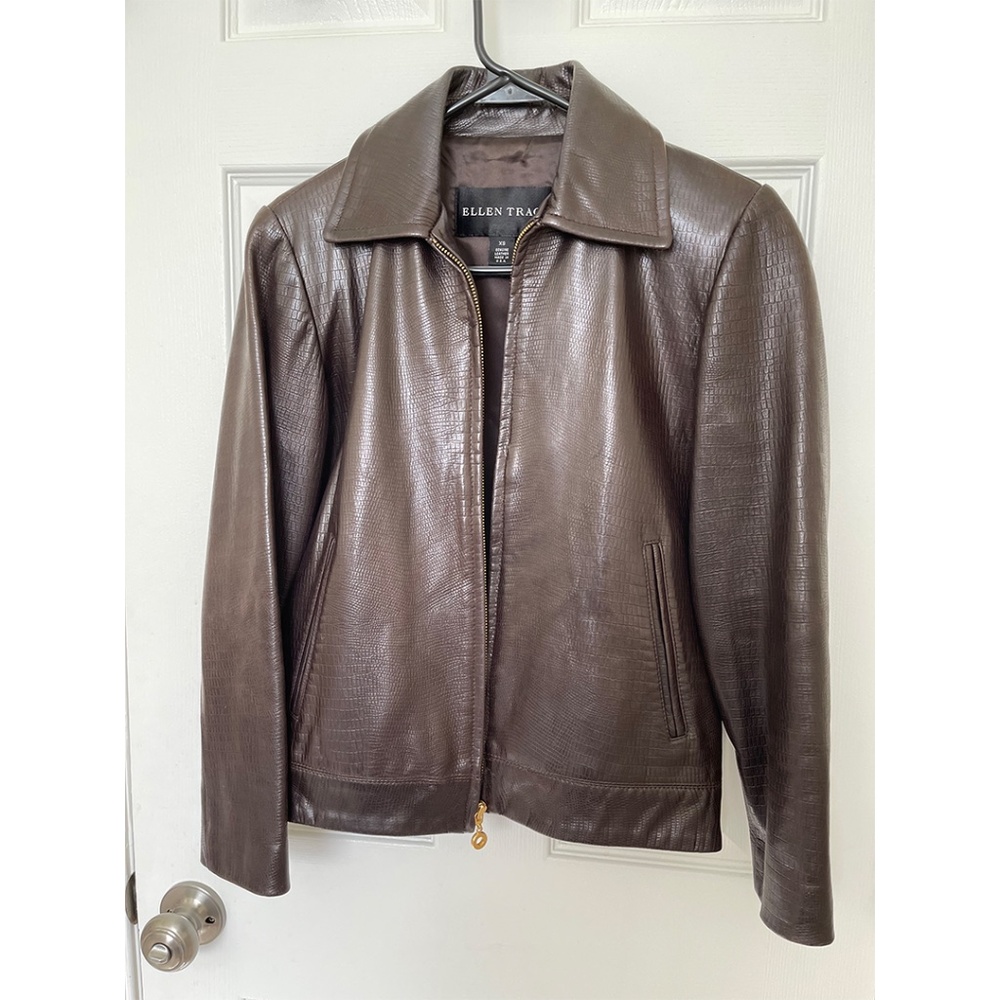 Ellen Tracy Leather Jacket